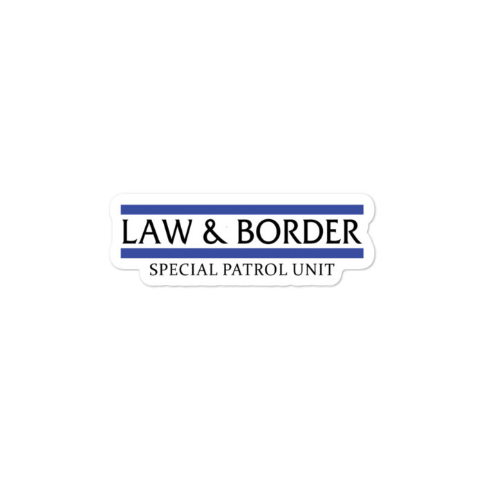 Law & Borders stickers
