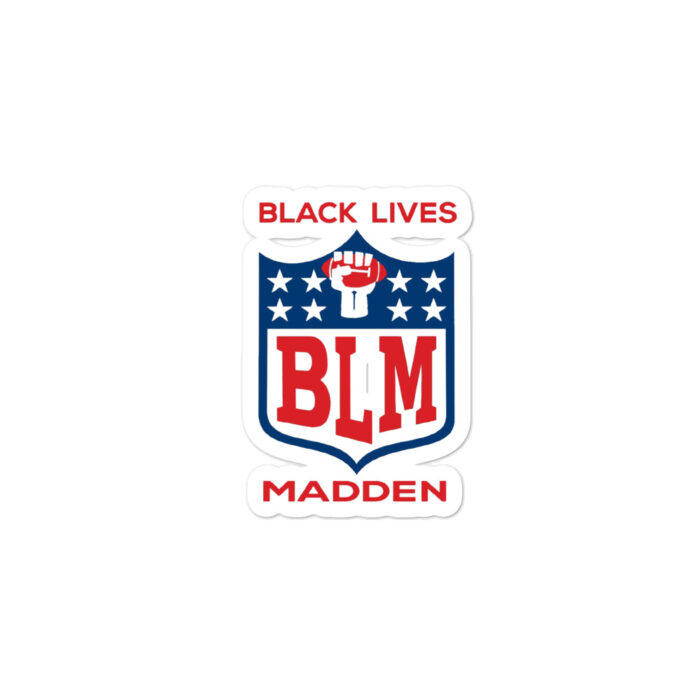 Black Lives Madden stickers