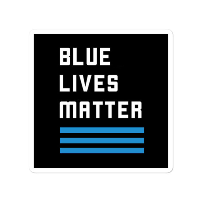 Blue Lives Matter stickers