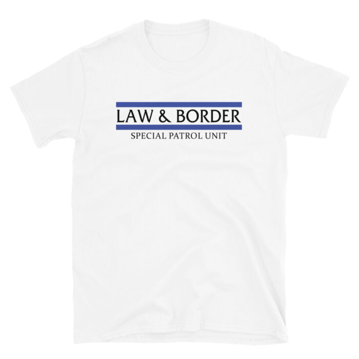 Law & Border Black T-Shirt